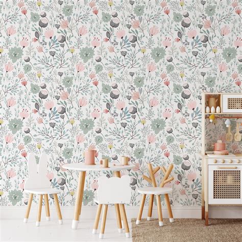 Colorful Boho Floral Wallpaper CC270 – CostaCover