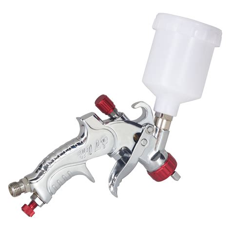 High Atomization Mini Hvlp Gravity Feed Touch Up Red Air Spray Gun Set