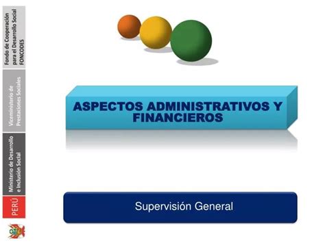 PPT ASPECTOS ADMINISTRATIVOS Y FINANCIEROS PowerPoint Presentation