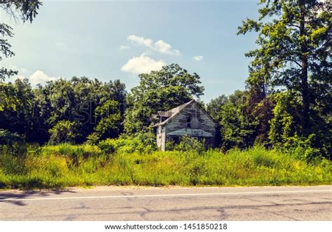 American Country Road Old House Side Stock Photo 1451850218 Shutterstock