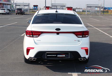 Диффузор заднего бампера Kia Rio 4 — Арсенал Тюнинг на DRIVE2