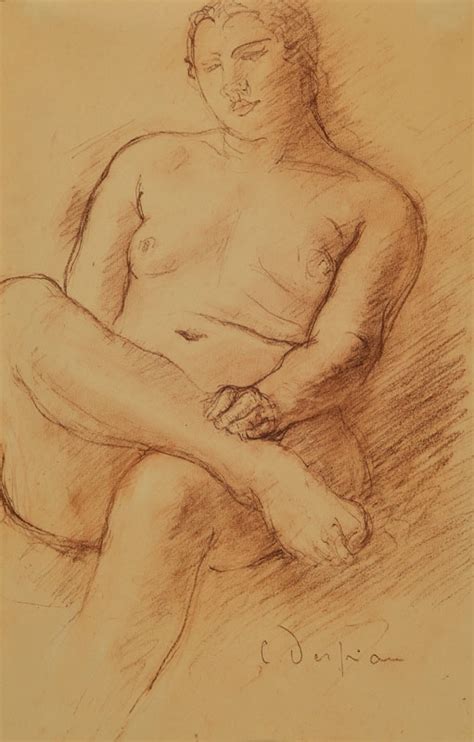 Charles Despiau Seated Female Nude Scene Mutualart
