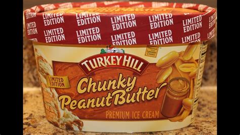 Turkey Hill Chunky Peanut Butter Ice Cream Review YouTube