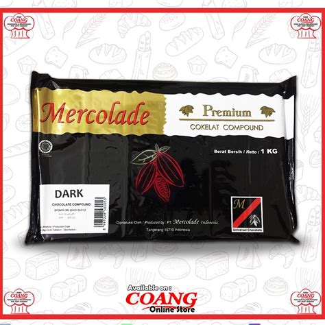 Jual MERCOLADE DARK COMPOUND 1 KG COKLAT COMPOUND BATANG Shopee