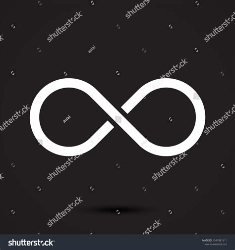 Infinity Symbol Iconeternal Limitless Endless Life Stock Vector Royalty Free 1347081911