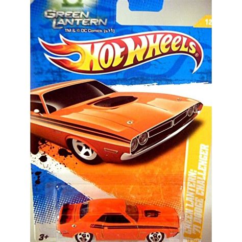 Hot Wheels Green Lantern 71 Dodge Challenger Global Diecast Direct