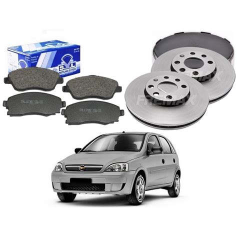 Kit Disco Pastilha Freio Dianteiro Fremax Chevrolet Corsa Novo 1 4 2008