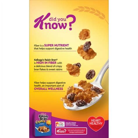 Kellogg S Raisin Bran Original Cold Breakfast Cereal Giant Size 37 0