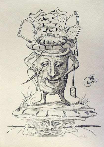 I Love Salvador Dalis Ink Sketchesfor The Walls Salvador Dali Art