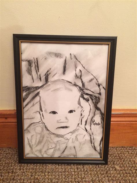 Portrait Charcoal Portraits Portrait Decor