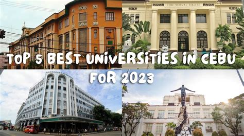 Top Best Universities In Cebu Youtube