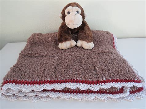 Ravelry Sock Monkey Baby Blanket Pattern By Deborah O Leary