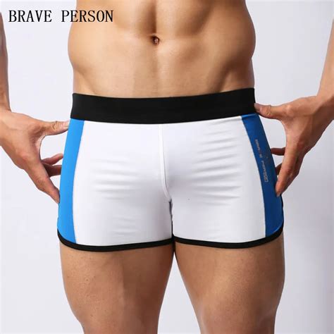 Hot Mens Sexy Nylon Boxer Shorts Men Underwear Men Sheer Swimwear Cueca