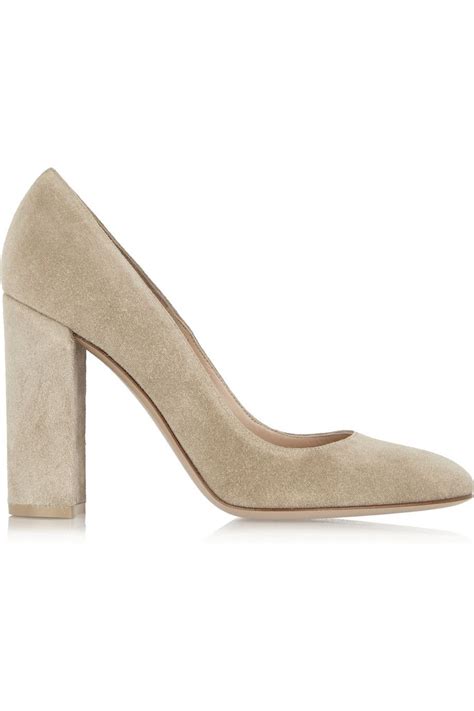 Neutral Suede Pumps Gianvito Rossi Suede Pumps Pumps Heels