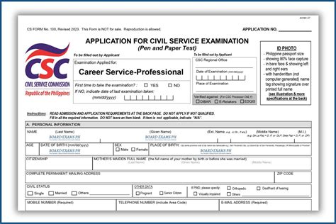 Civil Service Exams Board Exams Ph