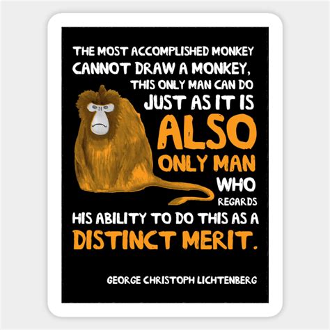 Clever Monkey - Monkey - Sticker | TeePublic