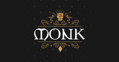 Monk Monks Tabletop Rpg Addict Dungeons And Dragons T Shirt Teepublic