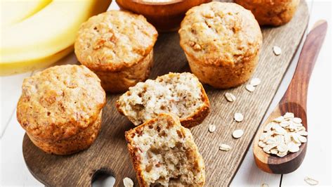 Recette muffins healthy à la banane et aux flocons d avoine