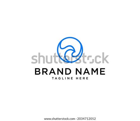 Abstract Wave Logo Design Vector Template Stock Vector (Royalty Free ...