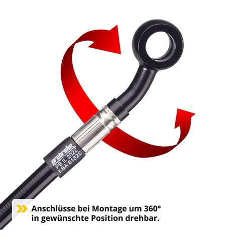 Stahlflex Bremsleitung Farbauswahl F R Opel Corsa A Tr N