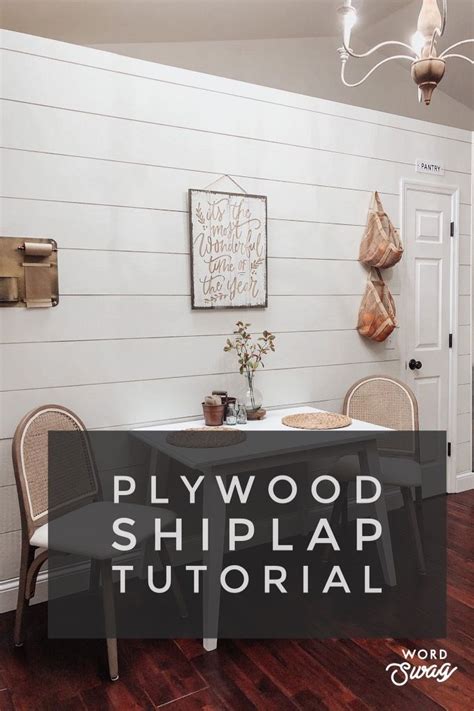 Plywood Shiplap Tutorial Shiplap Wall Diy Ship Lap Walls Diy Shiplap