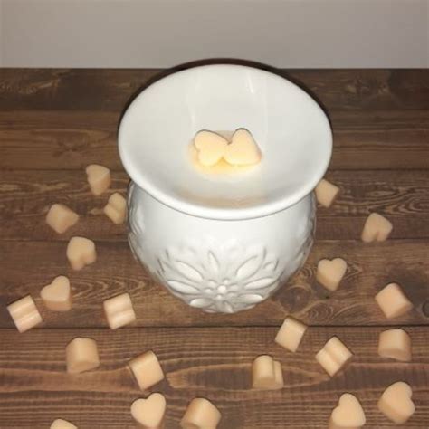 50 Mini Wax Melts In A Jar Soy Wax Melts Mason Jar Heart Etsy