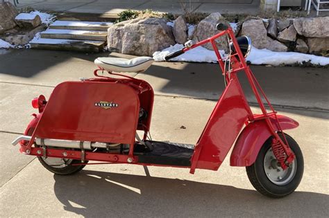 No Reserve 24 Years Owned 1950 Cushman Allstate For Sale On BaT