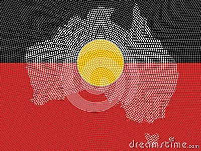 Aboriginal Flag Design Vector Illustration | CartoonDealer.com #8520362