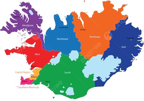 Islandia Mapa