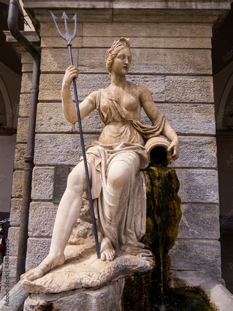 Statue of Queen Amphitrite the Queen of Atlantis and wife of King ...