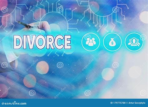 Conceptual Hand Writing Showing Divorce Business Photo Text Legal