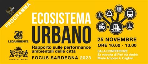 Legambiente Sabato A Cagliari La Presentazione Del Rapporto Ecosistema