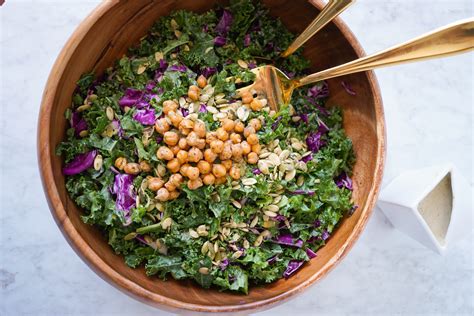 Vegan Kale Caesar Salad With A Lemony Dairy Free Caesar Dressing