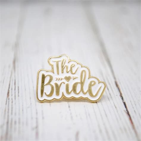 Bride And Groom Wedding Pin Badges T Set Wedfest