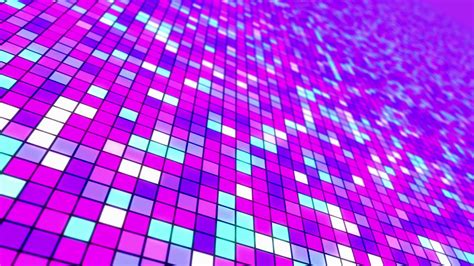 Disco Dance Floor Seamless Vj Loop Motion Background Violet Purple Cyan