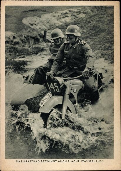 Ansichtskarte Postkarte Deutsche Wehrmacht Das Kraftrad Akpool De