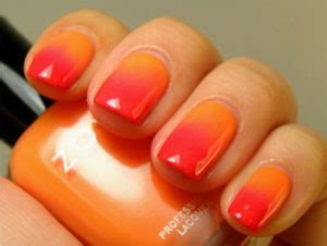 Orange Manicures For Bright Souls