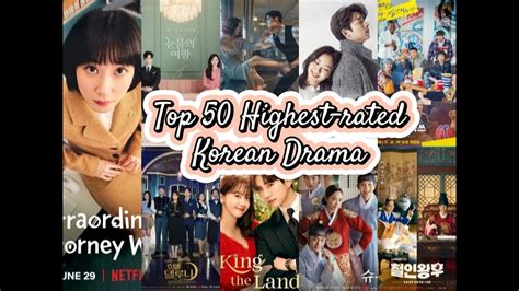 Top Highest Rated Korean Dramas Of All Time Youtube