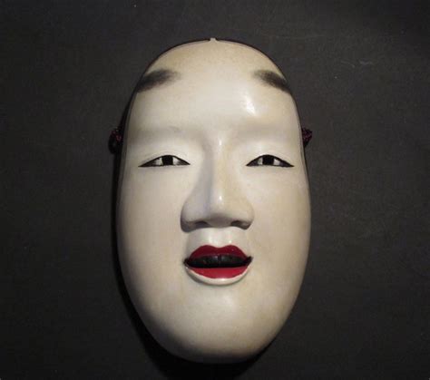 Noh masker Hout Hand carved Noh mask of Magojirō 孫次郎 Catawiki