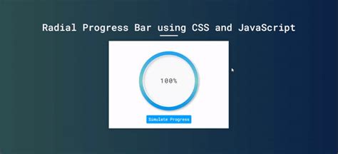 Creating A Reusable Radial Progress Bar Using CSS And JS Tutorial