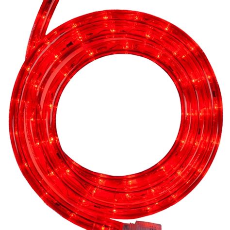 Red Led Rope Light 2 Wire 12 120 Volt