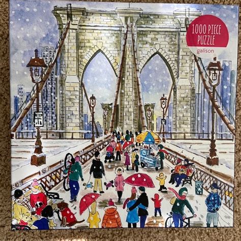 Galison Games Galison Michael Storrings Brooklyn Bridge Jigsaw