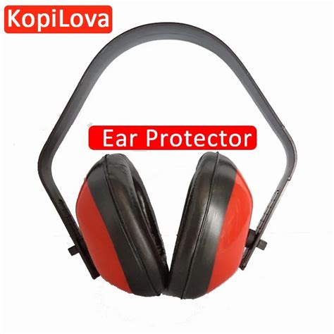 KopiLova 1pcs Adjustable Headband Red Ear Muffs Hearing Protection Anti ...