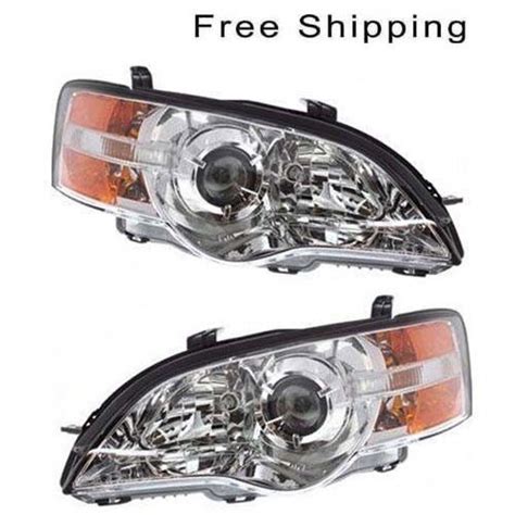 Head Lamp Assembly Set Of Lh Rh Side Fits Subaru Legacy Outback