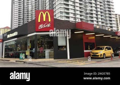 Taman Melawati Malaysia Circa March 2020 A Video At Mcdonald Drive