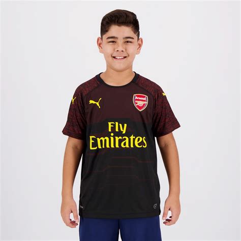 Camisa Puma Arsenal Goleiro 2019 Juvenil FutFanatics