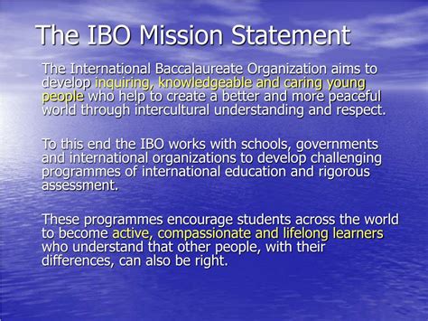 Ppt Welcome To Kcvi International Baccalaureate Grade 8