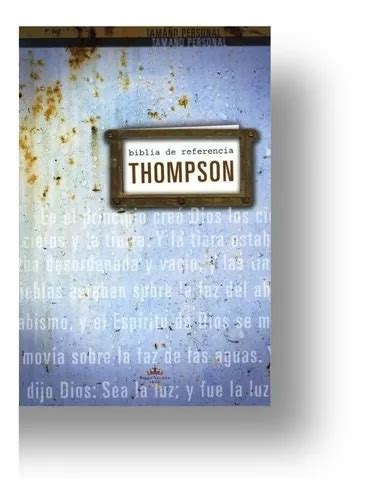 Biblia De Referencia Thompson Reina Valera Tapa Dura Env O Gratis