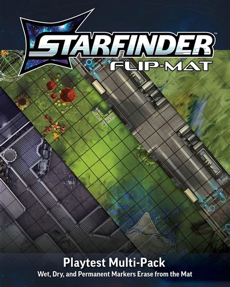 Starfinder Flip Mat Second Edition Playtest Multi Pack Mammoliti