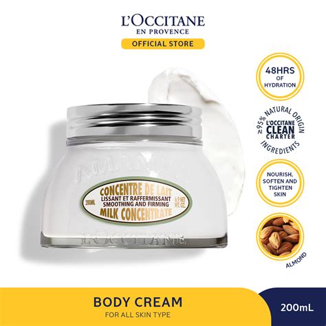 Jual L Occitane Almond Milk Concentrate Ml Body Cream Body Lotion